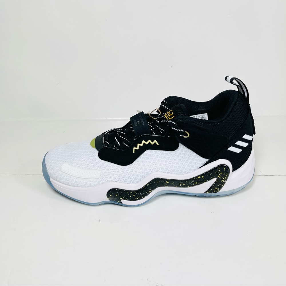 Adidas D.O.N. Issue #3 Mens Basketball Shoes GV7259 Core Black Gold White .‎